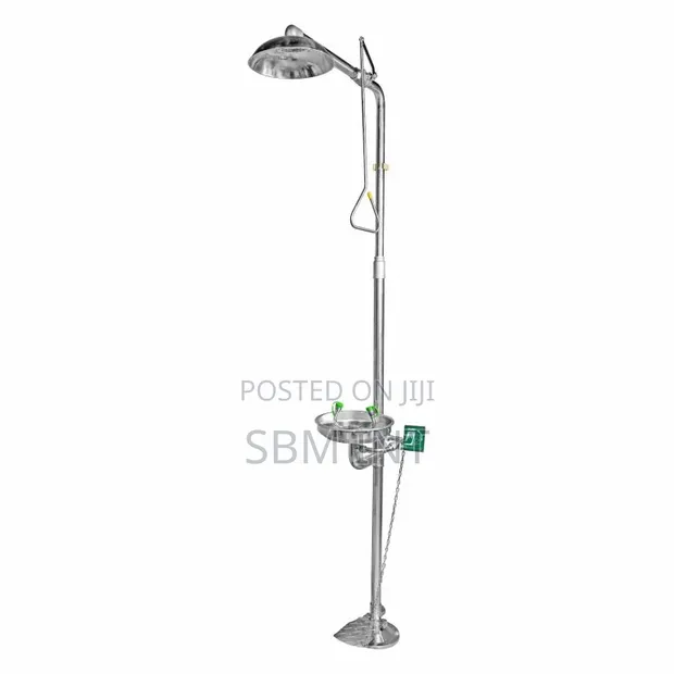 Imported Stainless Steel Eye/Shower Wash Station - 1