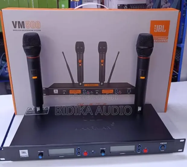 JBL VM500 Dual UHF Wireless Microphone System - 1