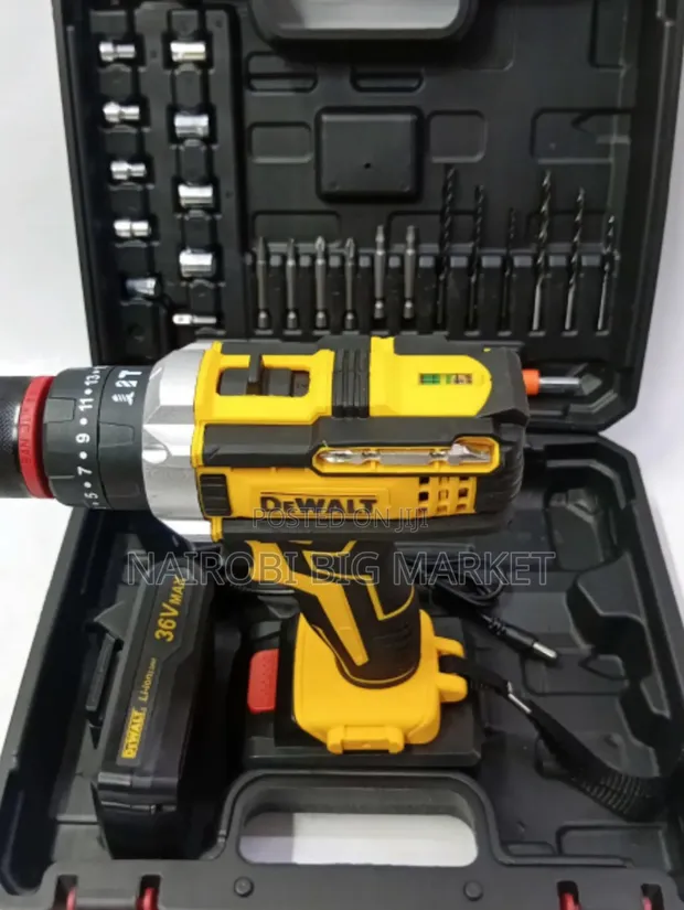 DeWalt 36V Cordless Metal Chuck Drill - 1