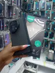 Black Nillkin MagSafe Fiber Case for Samsung Galaxy Z Fold 7 - 1