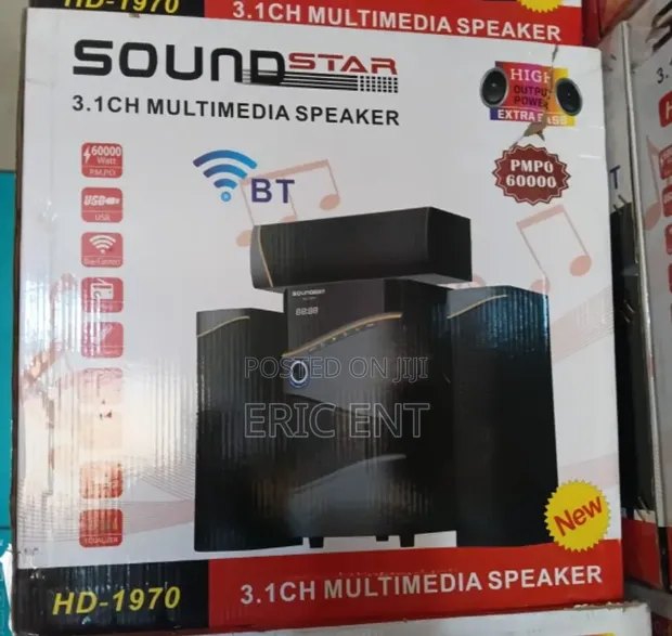 Soundstar 3.1ch Multimedia Speaker 60000W HD - 1