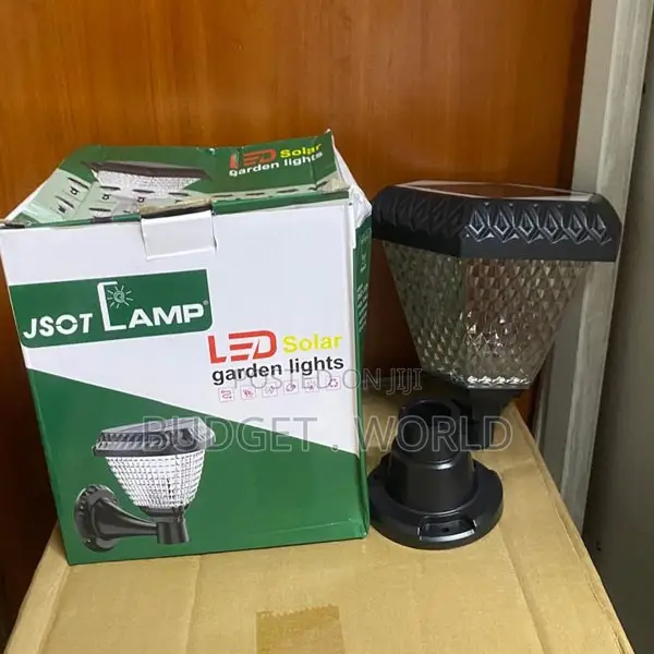 Solar Outdoor Gate Lantern - Garden Fence & Post Light - 1