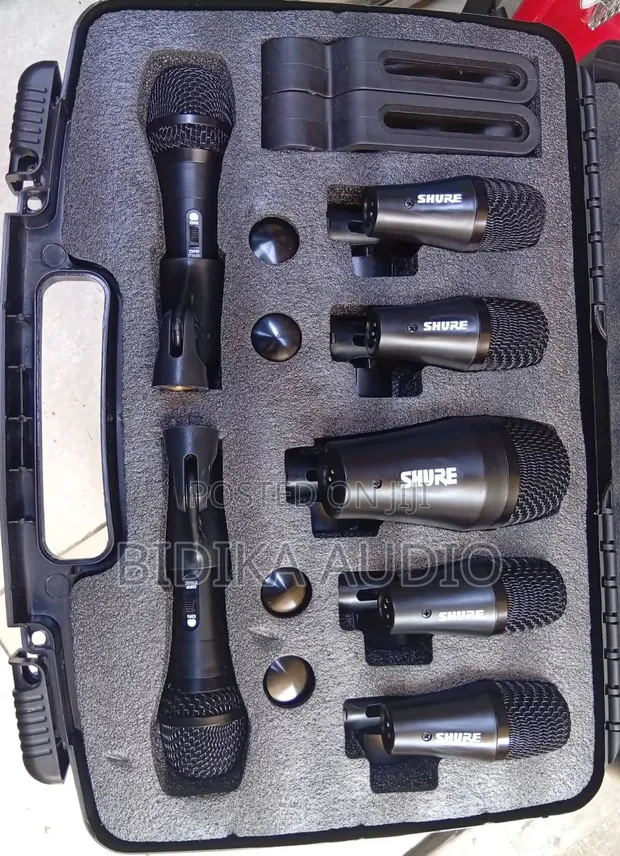 Shure PGA Drum Kit 7 Tour-Grade Instrument Microphone Package - 1