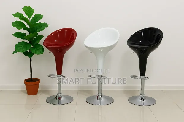 Plastic Adjustable Bar Stools - 1