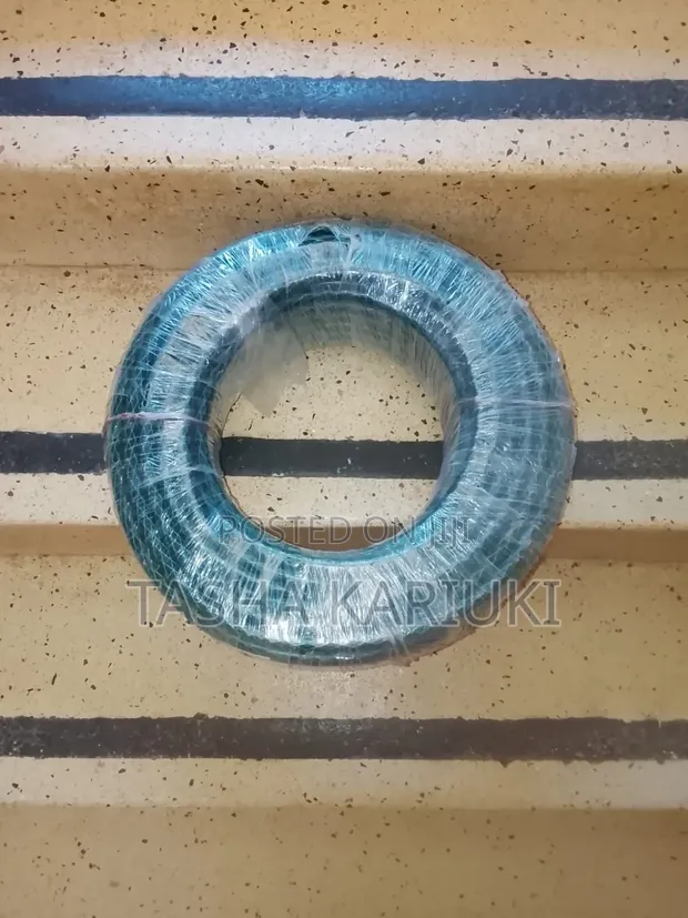 50m Green Braided Hose Pipe - 1