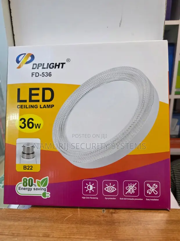 36W LED Ceiling Lamp - Energy Efficient Indoor Light - 1