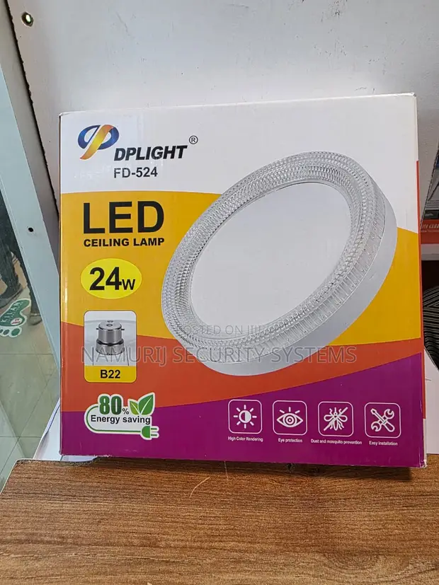 24W LED Ceiling Lamp - Energy Efficient Indoor Light - 1