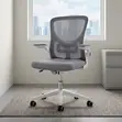 Mid Back Ergonomic Office Chair - White - 2