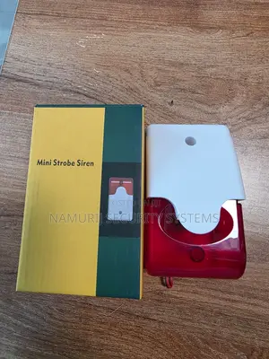 Mini Strobe Siren - Security Alarm with Flashing Light