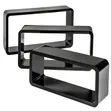 3Pcs Plastic Wood Floating Shelves - 2