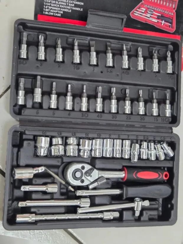 46pcs Socket Wrench Set - Brand New - 1