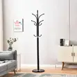 Modern Metal Coat Rack With Hooks - 1