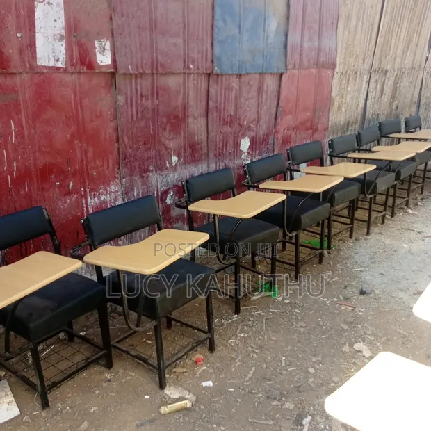 College Brown Arm Chairs - 1
