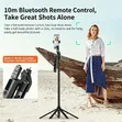 360° AI Face Tracking Tripod Selfie Stick Phone Stand - 2