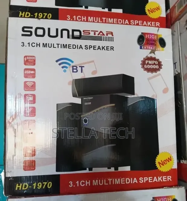Soundstar 3.1ch Multimedia Speaker 60000W HD - 1