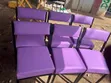 Purple Salon Chairs (Set of 2) - 1