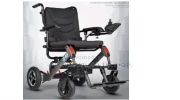Foldable Electric Wheelchair with Durable Aluminum Dual Motor Drive - 1