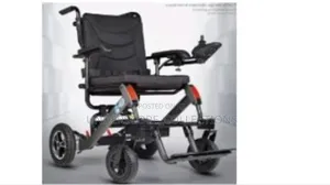 Foldable Electric Wheelchair with Durable Aluminum Dual Motor Drive