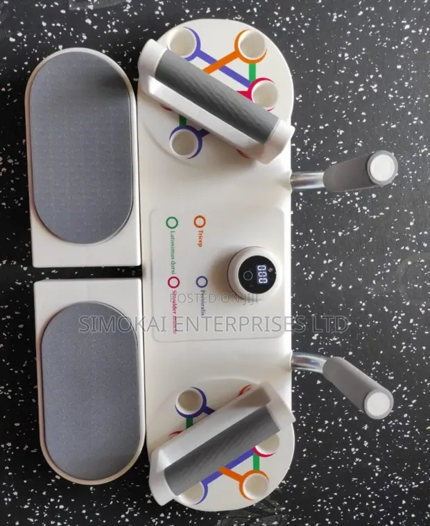 Smart Push Up Board with Resistance Bands & Timer - 1