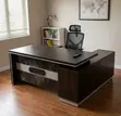 Elite Executive Office Desk 1.6M - Black - 1