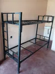 Boarding School Beds - Double Decker with Stairs - 1