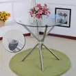 Generic Round Transparent Glass Dining Table - 3