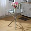 Generic Round Transparent Glass Dining Table - 4