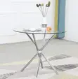 Generic Round Transparent Glass Dining Table - 5