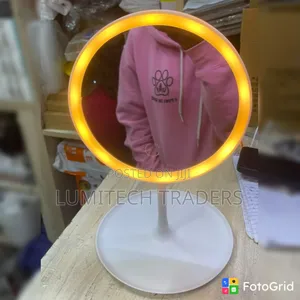 LED Makeup Mirror with Storage Tray