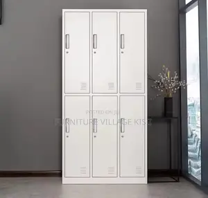 Office Locker; 6-Door Steel Storage Office Cabinet
