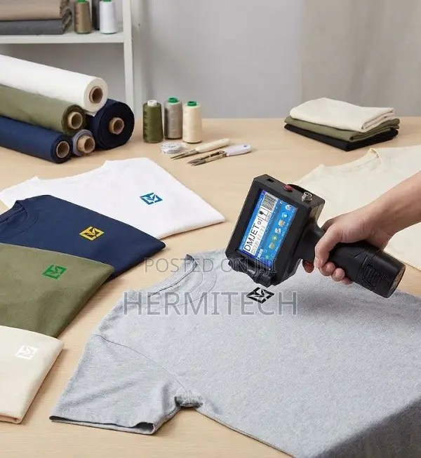 12.7mm Handheld Inkjet Printer with Fast Dry Ink - 1