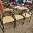 Brown Powder Coated Wheaten Chairs (Set of 4) - 2