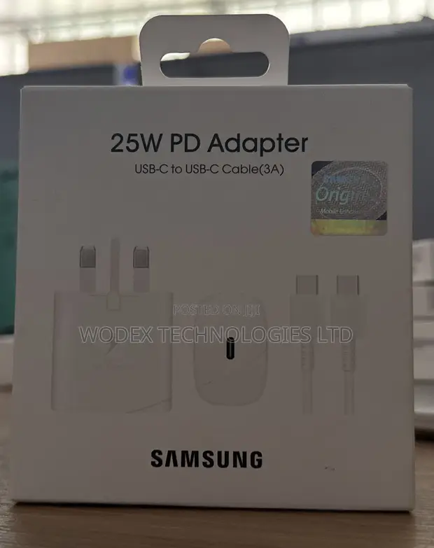 Samsung 25W PD Fast Charging Adapter with USB-C Cable - 1