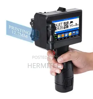 12.7mm Handheld Inkjet Printer with Fast Dry Ink