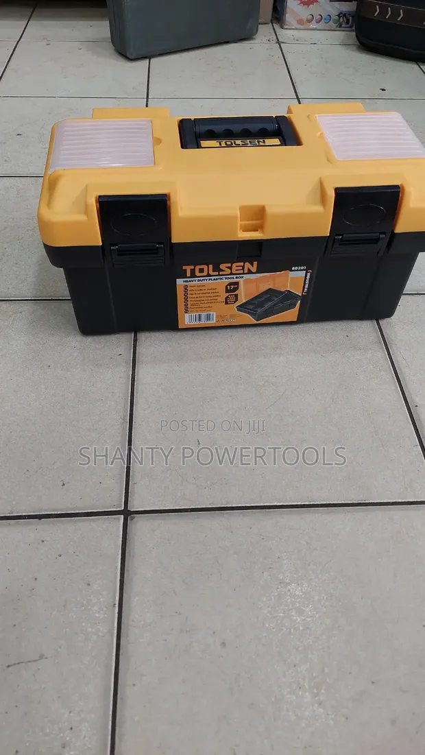 Tolsen 17" Heavy Duty Plastic Tool Box - 1