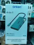 Onten M206 USB-C 4-in-1 MST Video Adapter - 1