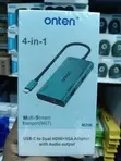 Onten M206 USB-C 4-in-1 MST Video Adapter - 2
