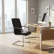 Heavy Leather High Back Visitor Chairs - 2