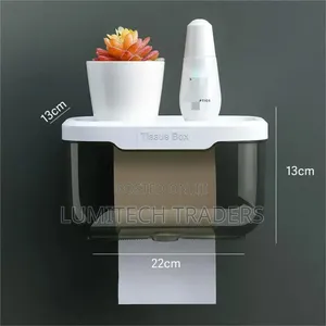 Multifunctional Tissue Box Holder - Gray