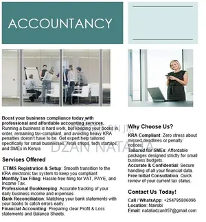 Accountancy and Bookkeeping Services