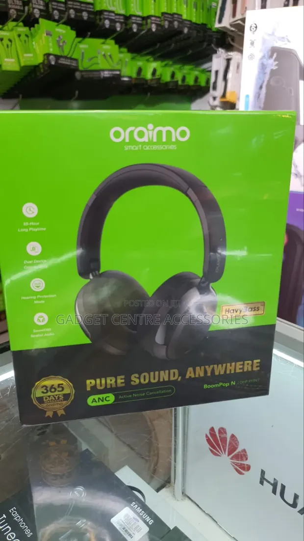 Original Oraimo BoomPop N Headphones - Brand New - 1