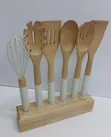 Serving Spoon Set with Stand - 1