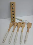 Serving Spoon Set with Stand - 2