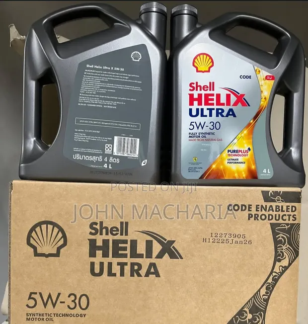 Shell Helix Ultra 5W-30 Fully Synthetic Motor Oil (5L) - 1