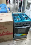 Eurochef 4 Burner Hybrid Cooker - 3 Gas + 1 Electric - 1