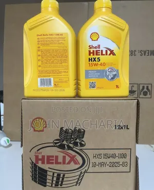 Shell Helix HX5 15W-40 Premium Multigrade Motor Oil (1L)