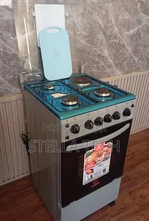 Eurochef Free Standing 3 Gas Burner + 1 Electric Cooker