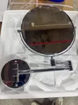 Chrome Wall-Mounted Makeup Mirror - 1
