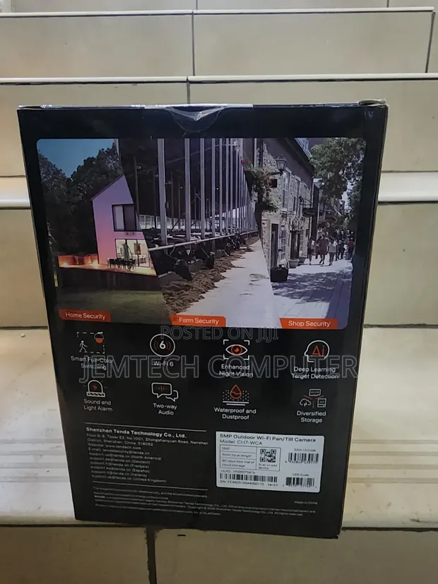 Tenda CH7 Outdoor Wi-Fi Pan/Tilt Camera - 1