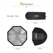 Godox 120cm Quick Open Bowens Mount Softbox na Gridi - 3